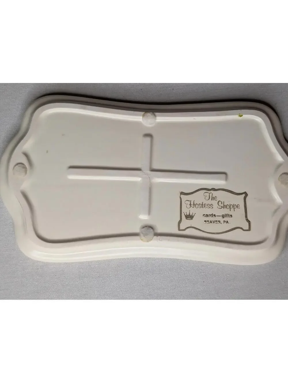 Vanity/Bathroom Floral Trinket Tray Ceramic Beautiful
